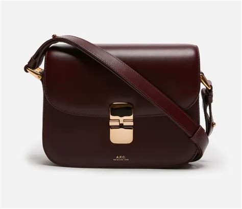 annie taobao celine bagapc grace bag vs celine|I got this APC Grace Small (color Vino = wine) as a substitute.